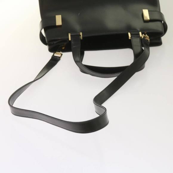 GUCCI Hand Bag Leather 2way Black 000 2046 0562 Auth am5882 - Picture 10 of 16